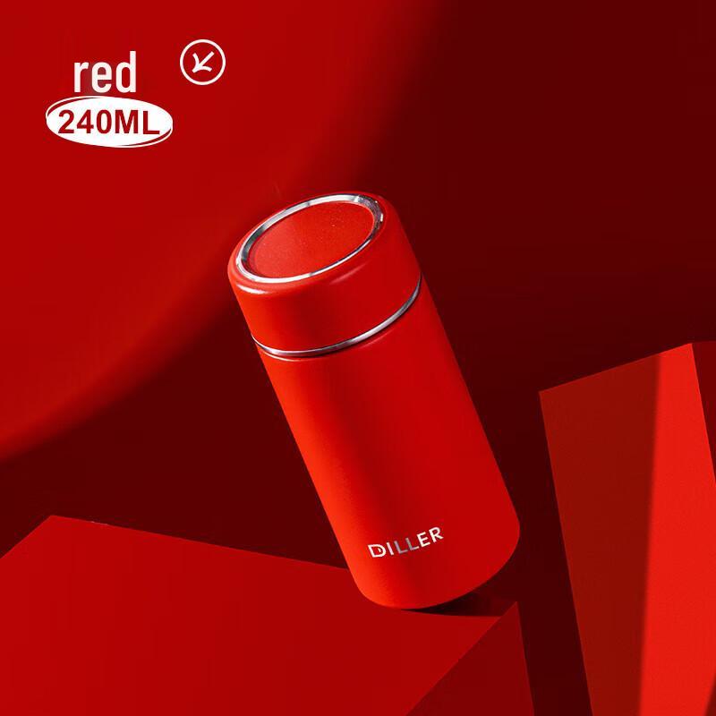 Dilebell Lightweight Mini 316 Stainless Steel Insulated Tea Infuser Bottle