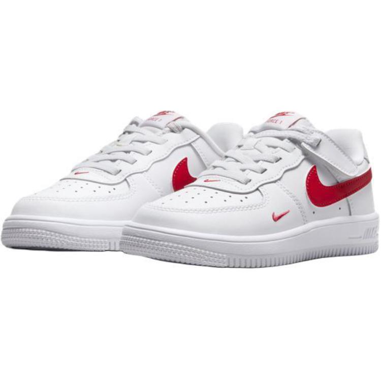 Nike Air Force 1 Soft Comfortable Non-Slip Durable Low-Top Kids Sneakers Kids Sneakers White HM9652-101