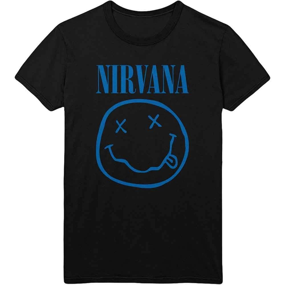 Nirvana Blue Logo Official Tee T-Shirt Mens M