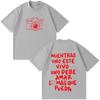 Rapper Bad Bunny T Shirts Debi Tirar Mas Fotos DTMF World Tour Concert Tees Fashion Hip Hop Oversized Top TShirt