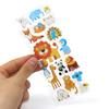 10Sheets Animal 3D Puffy Stickers for Toddlers Kids, Bulk Preschool Sticker Sheets for Reward, Craft, Scrapbooking