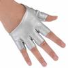 Lady Fashion Faux Leather Half Finger  Gloves Driving Pole Dancing Show Gloves