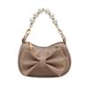Bow Mini Handbag Fashionable and Versatile Mini Bag New Korean Version Pearl Bow Bags Casual Handbag Exquisite Zipper Cute Bag