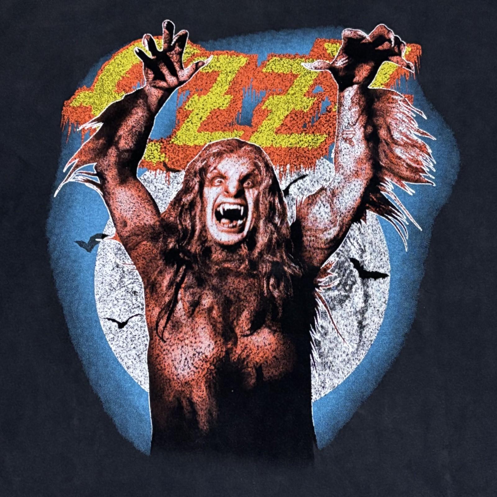 Vintage OZZY Osbourne 1984 RULES Bark at the Moon L Single Stitch Shirt REPRINT XXXL