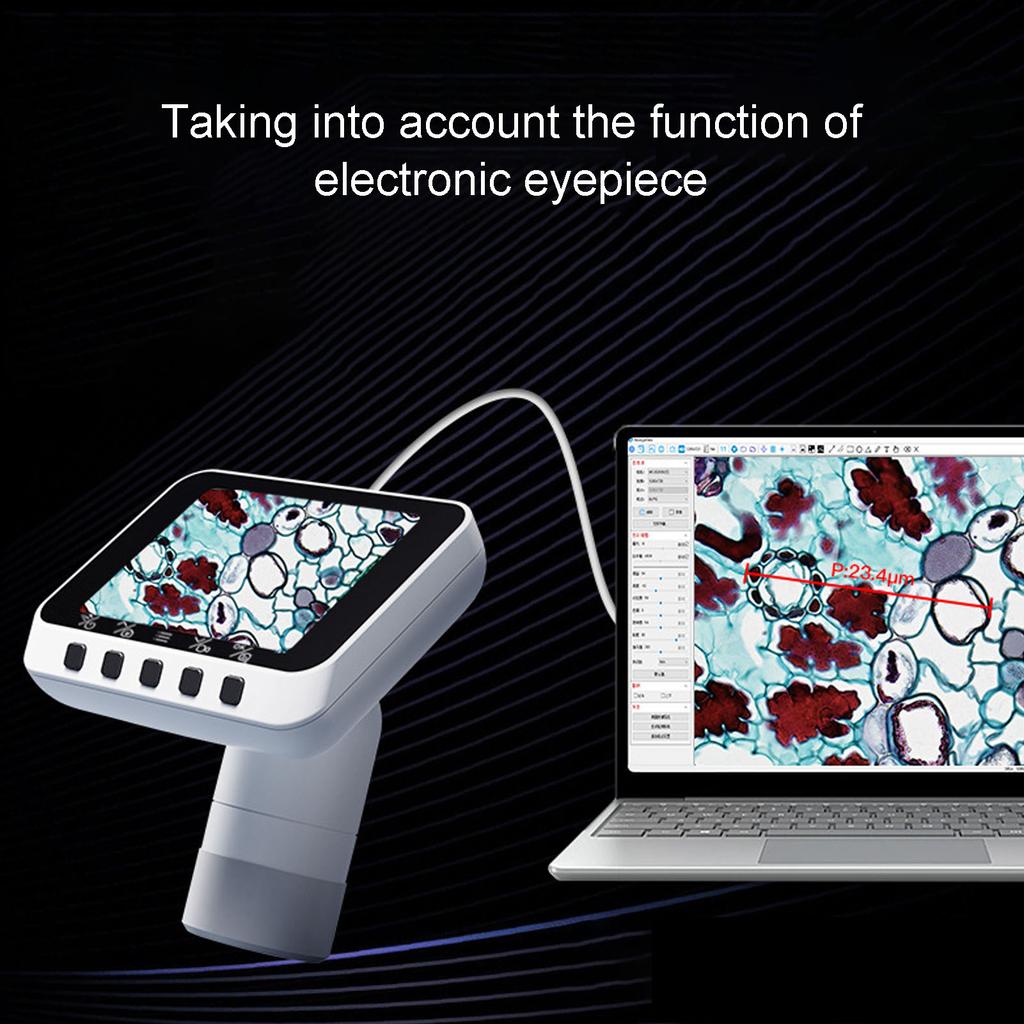 WiFi Electronic Eyepiece 1080P Video Recording 2.8in Display WiFi Telescope Camera Eyepiece TYPE C Charging for Bird Watching