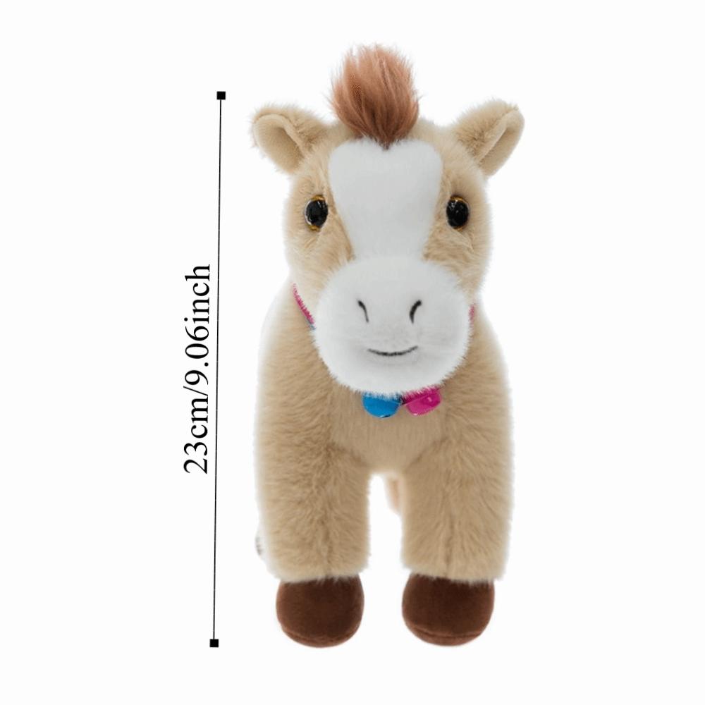 Creative Horse Plush Doll Mascot Dolls Zodiac Pony Figurine Stuffed Animal Doll  Birthday Gift
