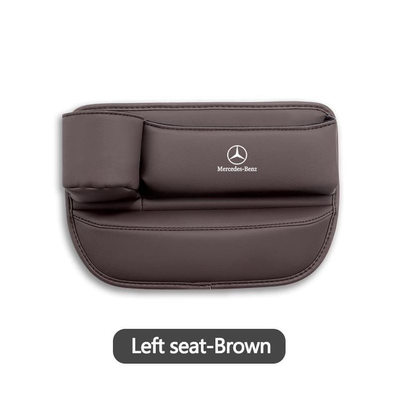 VDPPW1 2025 Hot Car Logo Storage Bag Seat Gap Organizer Box Holder For Mercedes Benz W203 W206 W220 W205 W211 W212 W201 W210 W108 W168