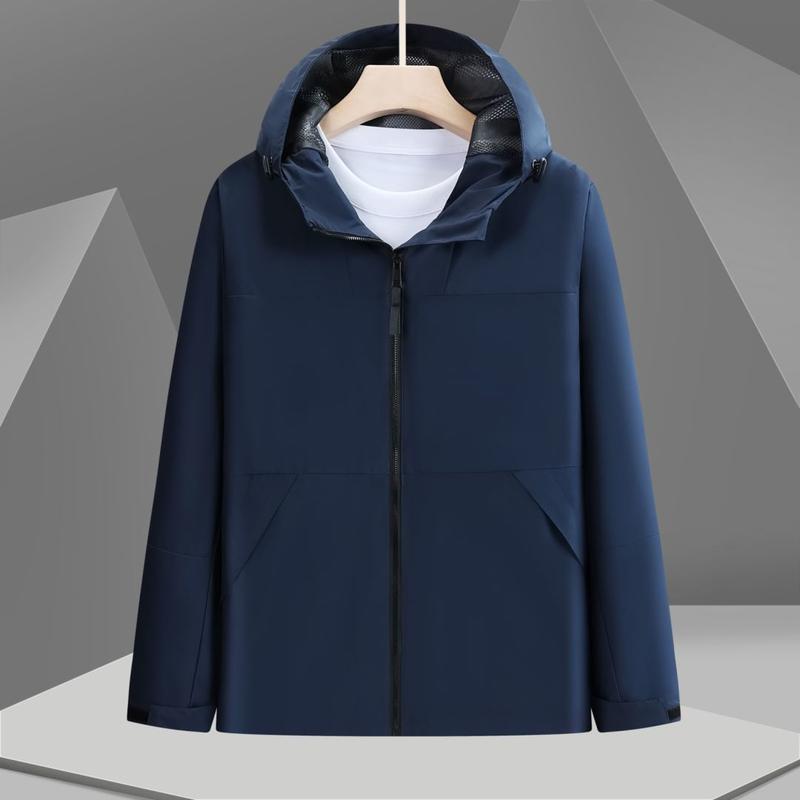 

Однослойная ветровка: Легкая, Ветрозащитная, Водонепроницаемая Куртка для Альпинизма с Логотипом для Мужчин и Женщин XL