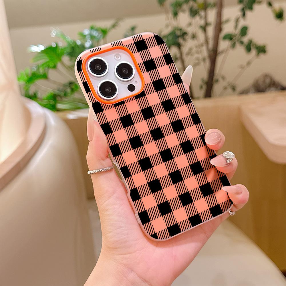

Matte Candy 2 in 1 Phone Case for Redmi Note A5 A3 15 14 14C 13 13C 12 12C 11 A1 10 9T 9A 9 Pro 4G 5G Black Checkered Fashion Redmi 9C