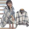 Keep Warm Multi-function Shawl Blanket Winter Lazy Casual Office Blanket  for Women and Office Use
