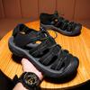 Men Sandals Summer Casual Beach Flat Shoes Non Slip Hiking Breathable Rubber 9 New Fashion 2025 Slippers Closed Toe