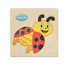 Cartoon Animal Fruit Car Pattern Wooden 3D Puzzle Baby Intelligence Early Learning Educational Toy Cute Wood Puzzle For Kids