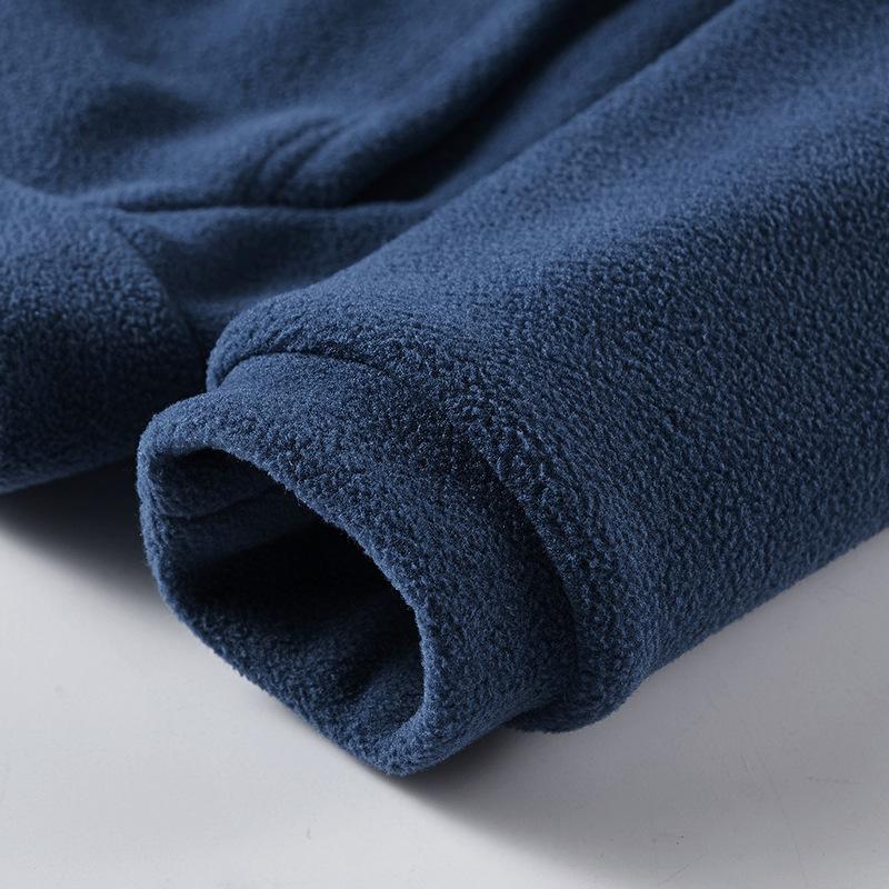 Spring and Autumn Men's Fleece Cardigan Outdoor Plus Size Fleece Cardigan, Hooded Sweater, Men's Coat