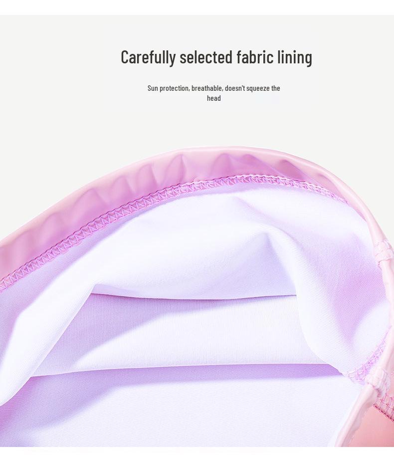 Kids' Cartoon Crab Swimming Goggles Set – Waterproof, Anti-Fog Lenses for Boys & Girls, Four-Piece Set