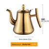 Stainless Steel European-Style Non-Magnetic Kettle Teapot with Filter – Universal for Household, Hotel, and Induction Cookers.