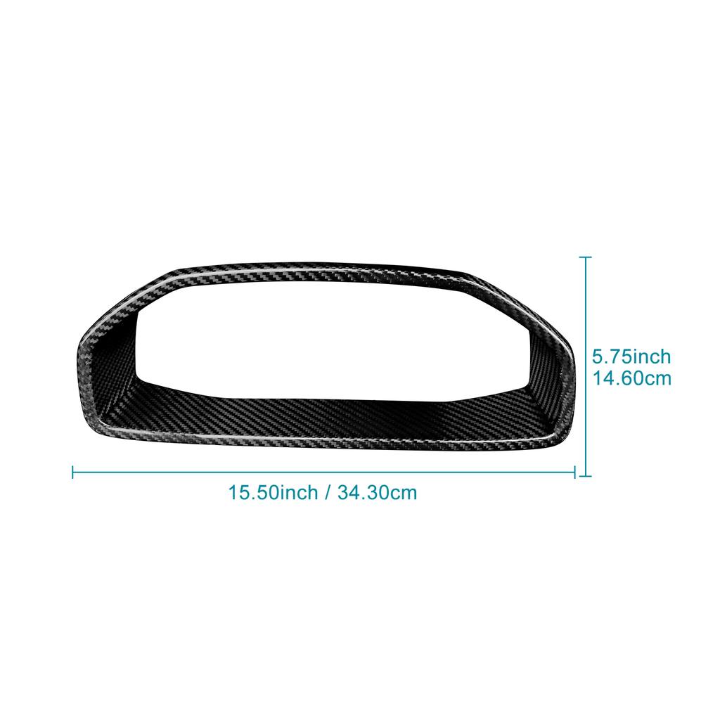 Real Dry Hard Carbon Fiber Speedometer Trim For Cupra Formentor/Cupra Leon/Seat Leon 2021 2022 2023 2024 2025 2026 Car Panel