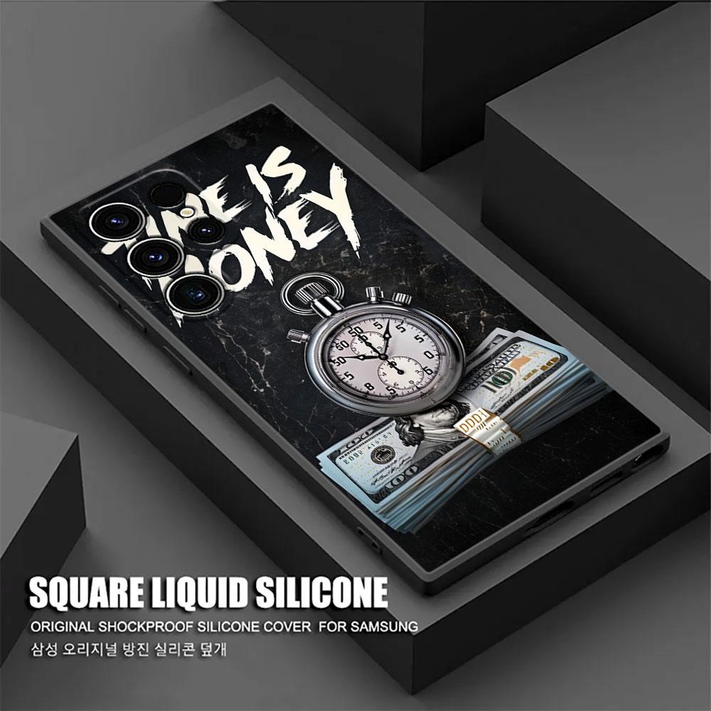 Cash Dollars Pictures Printing S26Ultra Case For Samsung Galaxy S26 S25 S24 S23 S20 S21 FE S22 Ultra Plus Cases Soft Phone Cover