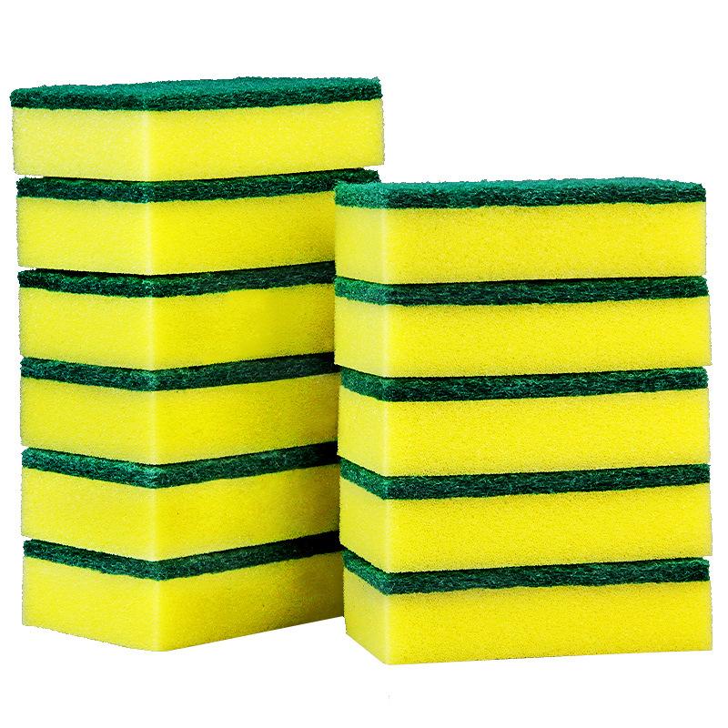 Dishwashing Cloth Sponge High Density Sponge Scouring Pad Kitchen Dishwashing Cotton Housework Cleaning Sponge Block Dishwashing Cloth