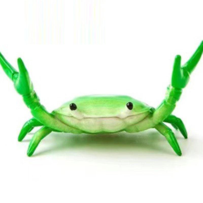Funny Crab Pen Holder Desktop Creative Lift Weight Stationery Organizer Cute Decor For Desk Work Office Study Ins Aesthetic 2026
