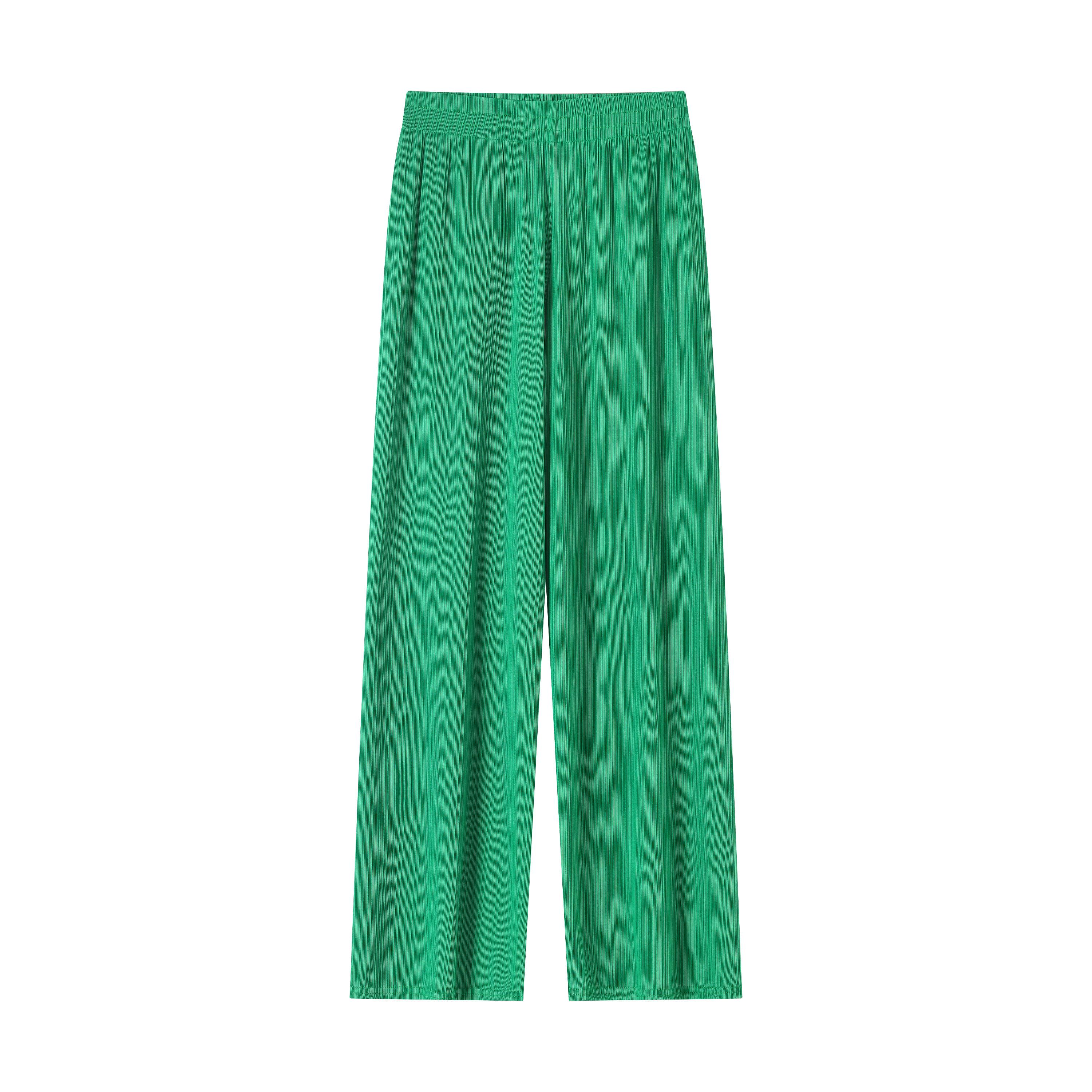 

YYFS Жіночі модні повсякденні літні весняні одноколірні брюки з високою талією та капрі XXL