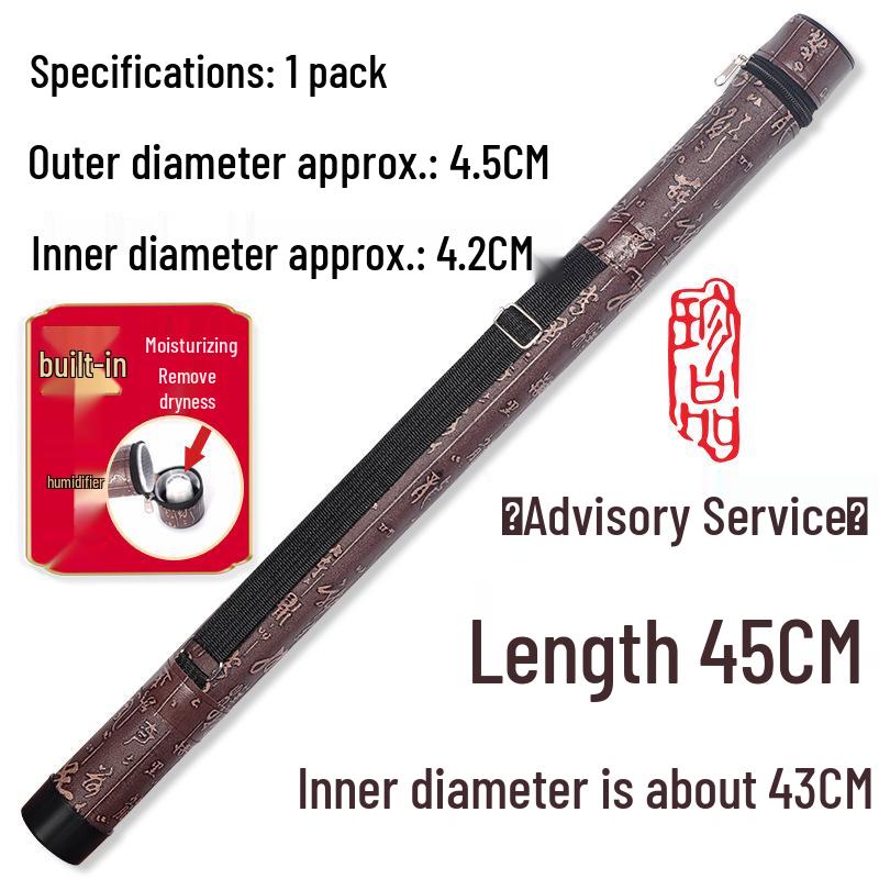 

Professional Double-Layer Bamboo Flute Case: Portable Xiao Storage Backpack