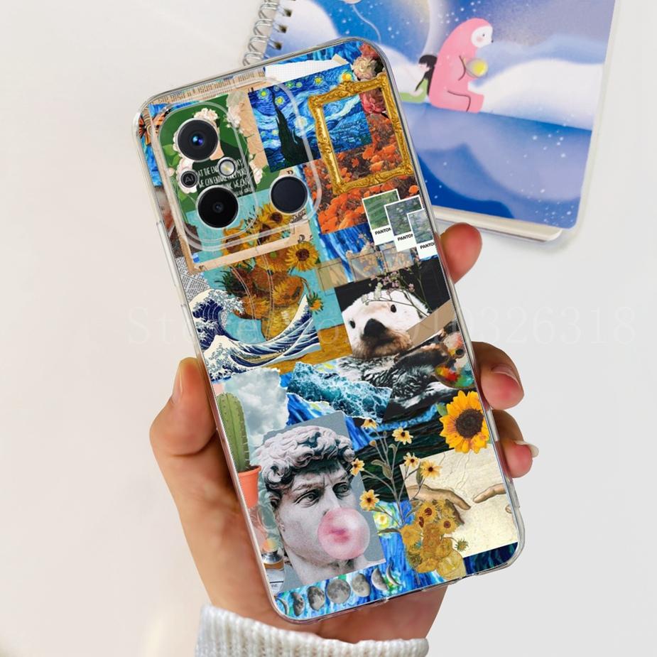 Für Xiaomi Redmi 12C Hülle Neue Mode Bemalte Abdeckung Silikon Weiches TPU Fundas Für Xiaomi Redmi 12C 12 C Redmi12C Handyhülle Coque