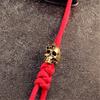 Gothic Skull Spiders Swords Pendant Ideal for Paracord and Necklaces Craft Projects Paracord Bead Cultural Crafts