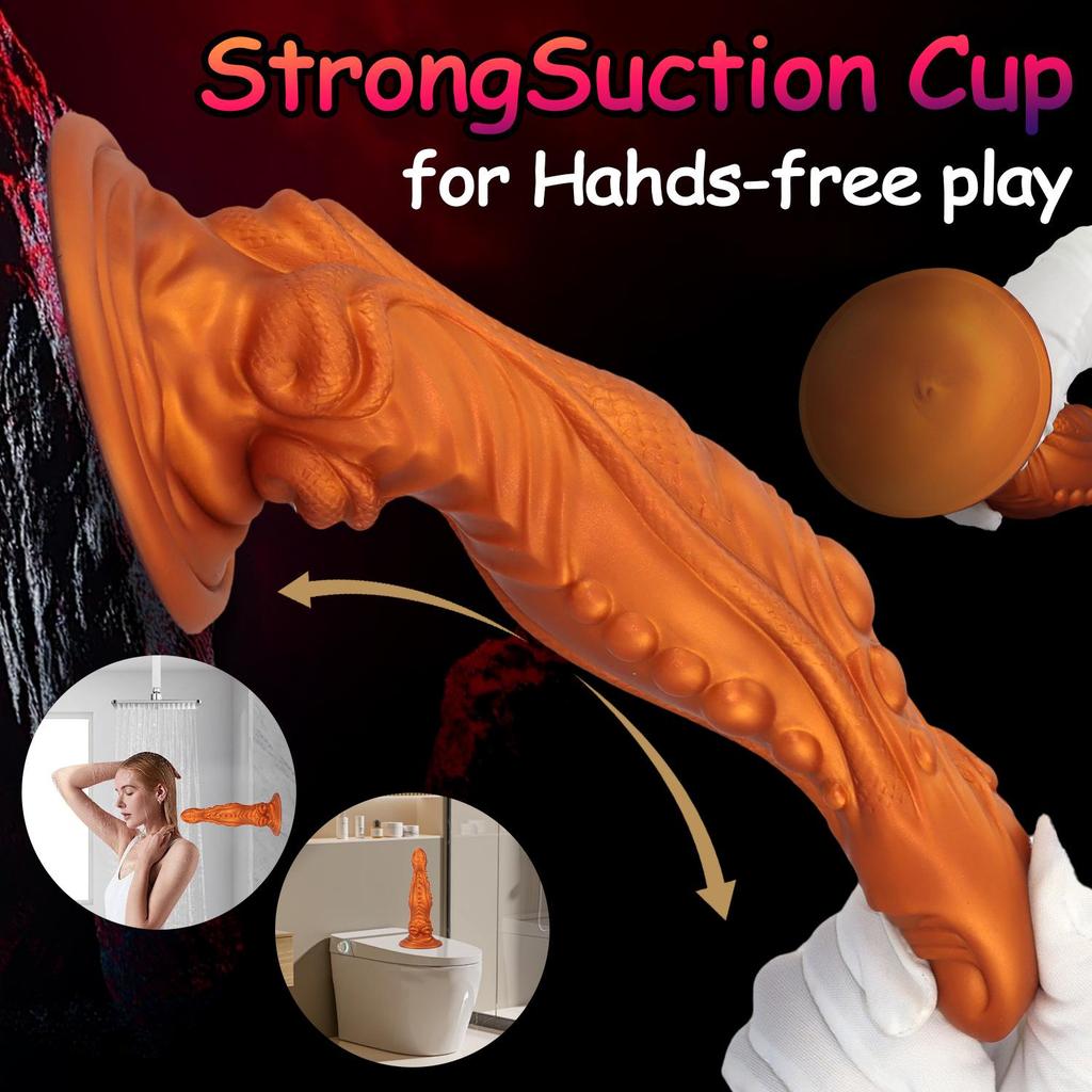 Silicone Dildo for Men & Women, Anal Expander, Couples' Erotic Pleasure Toy.