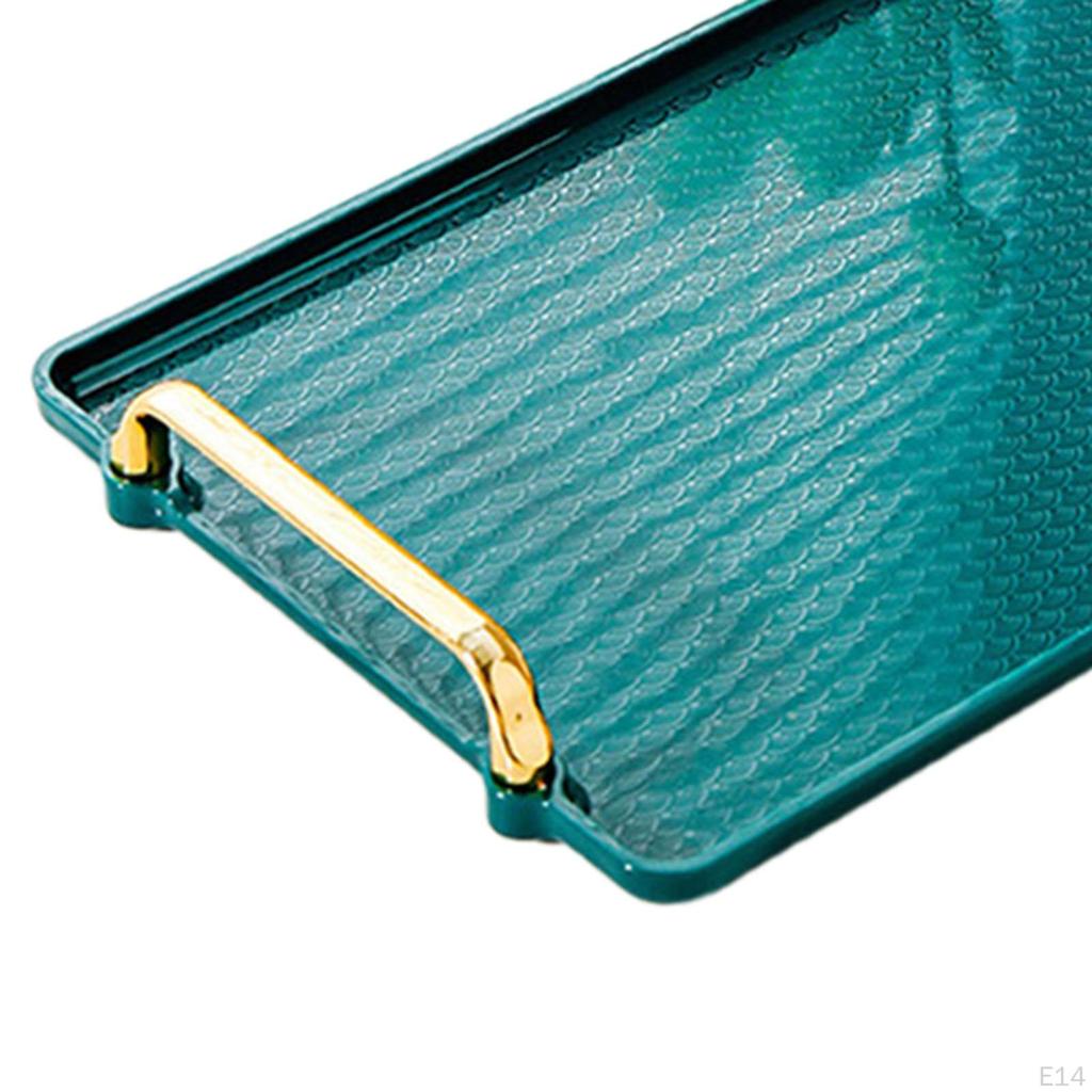 Serveringsbrett med håndtak Baderomsinnredning Organisering Smykkeoppbevaring for bordpynt