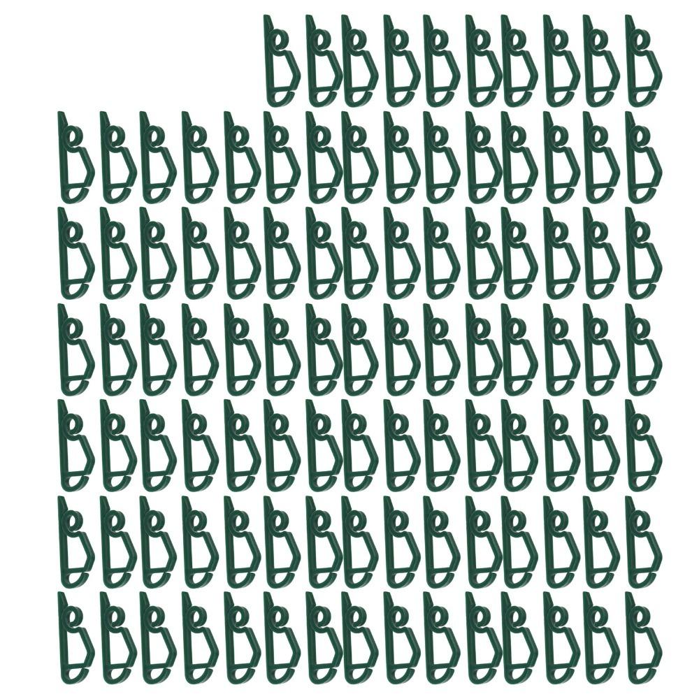 100Pcs White/Black/Green Christmas Lights Gutter Clips Reusable Plastic Gutter Clips 5*2.3cm Frostproof