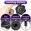 6 PCS RV Window Vent Knob 1" Shaft, Premium Plastic Window and Vent Replacement Knob 2-1/4 Inch Diameter, Travel Trailer Window Knobs for Window