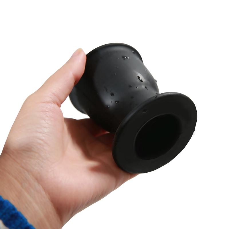 Hollow Butt Plug With Insert Anal Tunnel Beads Huge Speculum Anus Dilator SM Enema Cleaning Sex Toys for Men Women