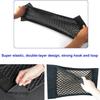 Universal Double-Layer Elastic Car Storage Net Bag (2pcs) for Ford Focus Mk3, VW Golf Mk4/Mk6, BMW R1200GS/F20, Peugeot 3008