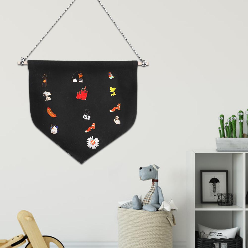 3pcs Pin Wall Display Blank Banners Badge Brooch Display Pendant Home Decoration Accessories