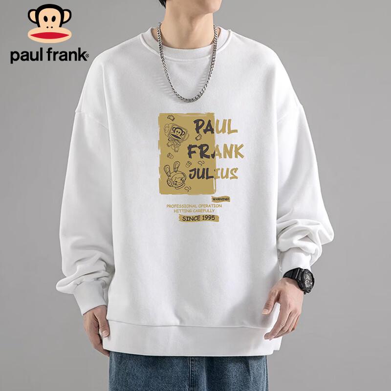 

Paul Frank Men s Round Neck Logo Pullover Sweatshirt