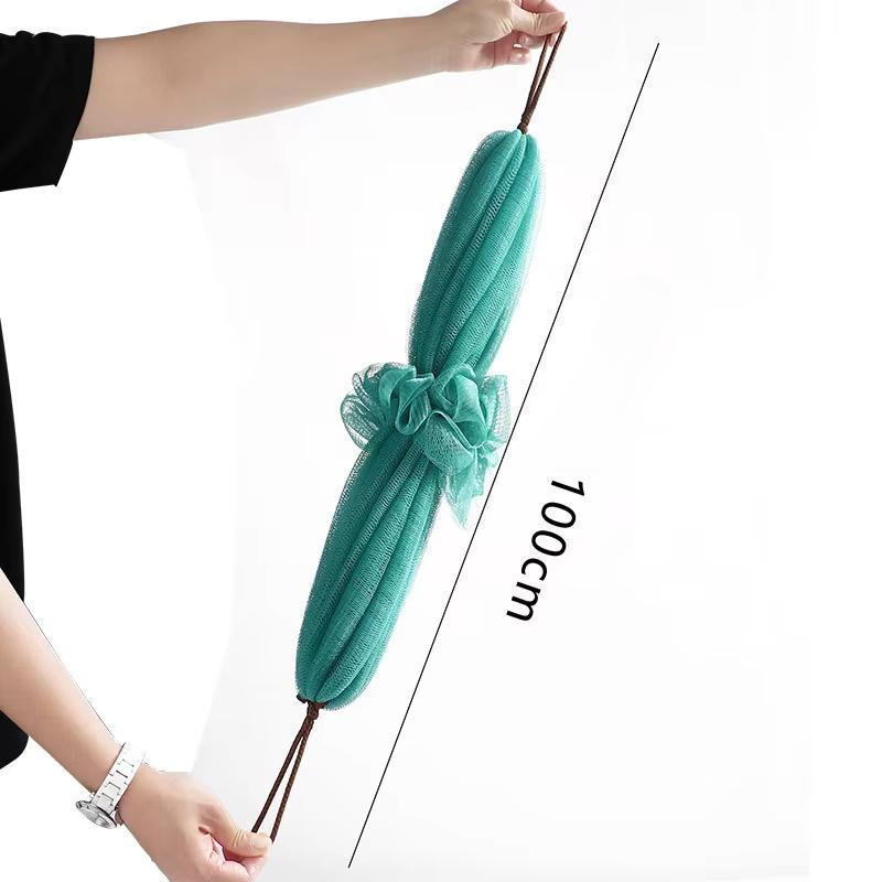 Soft Mesh Foaming Shower Sponge Body Scrub Exfoliating Back Brush Skin Cleaner Bath Bubble Ball Skin Care Bathing Accessories