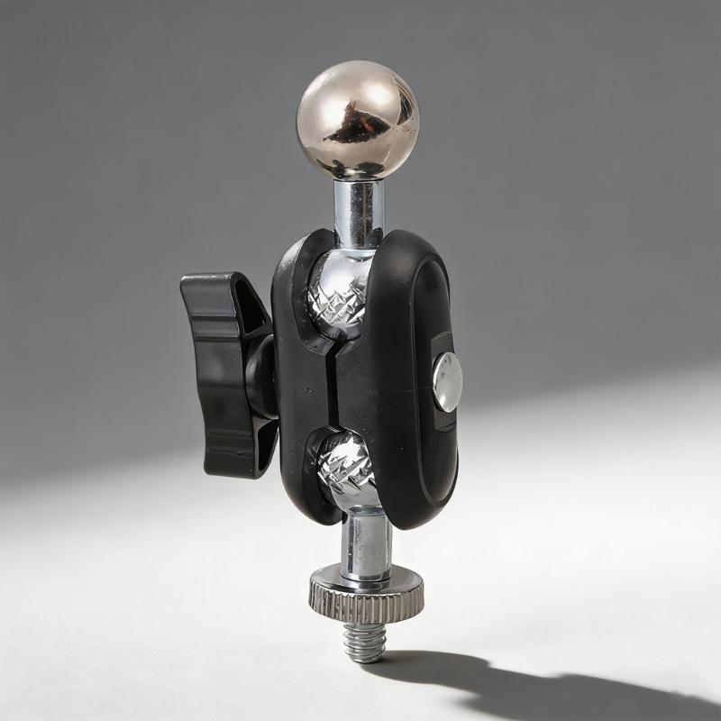 2Pcs 17.4mm Ball Head Connectors 1/4" 20 UNCs Thread for 360 Degree Rotation Camera Mounts For Smartphones and Tripods