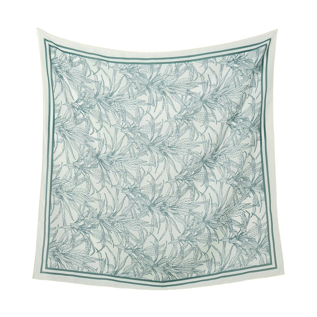 Neuer floral bedruckter 110 Quadratischer Schal Damen Muslimische Hijabs Schal Halstuch Halstuch Schals Kopftuch Bandanas Stirnband Stirnbänder