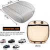 Augeny Car Front Bottom Seat Cover, Leather Auto Front Seat Full Wrap Protection Cushion, Anti-Slip Seat Cover Pad Fit for 95% Vehicles, Universal