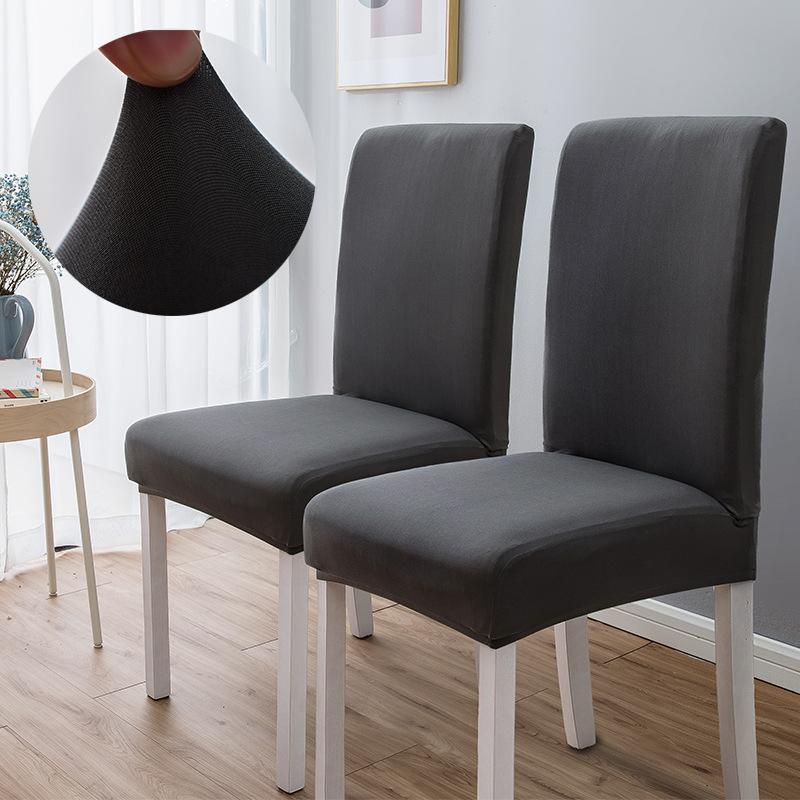 Yto Household Items Unisex 1Pc Solid Color Elastic Dining Chair Cover Stretch Seat Case Slipcovers Chair Cover For Dining Room Wedding El Banquet Office