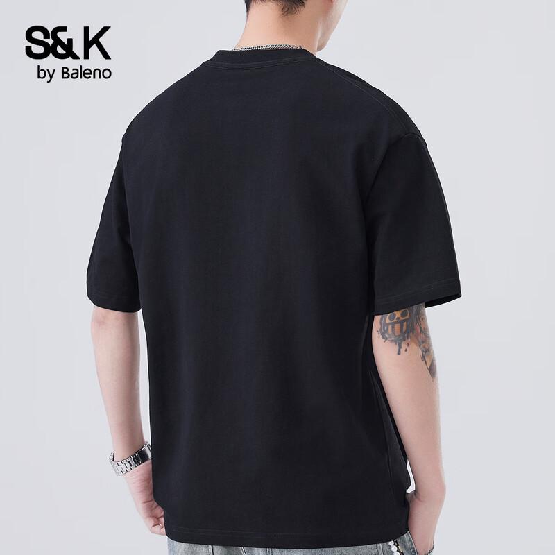 Baleno S&K Men's Button-Pocket Short-Sleeve T-Shirt
