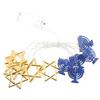 Hanukkah Star String Light Powered Fairy Light Chanukah Decorations Powered Hanukkah Fairy Lights