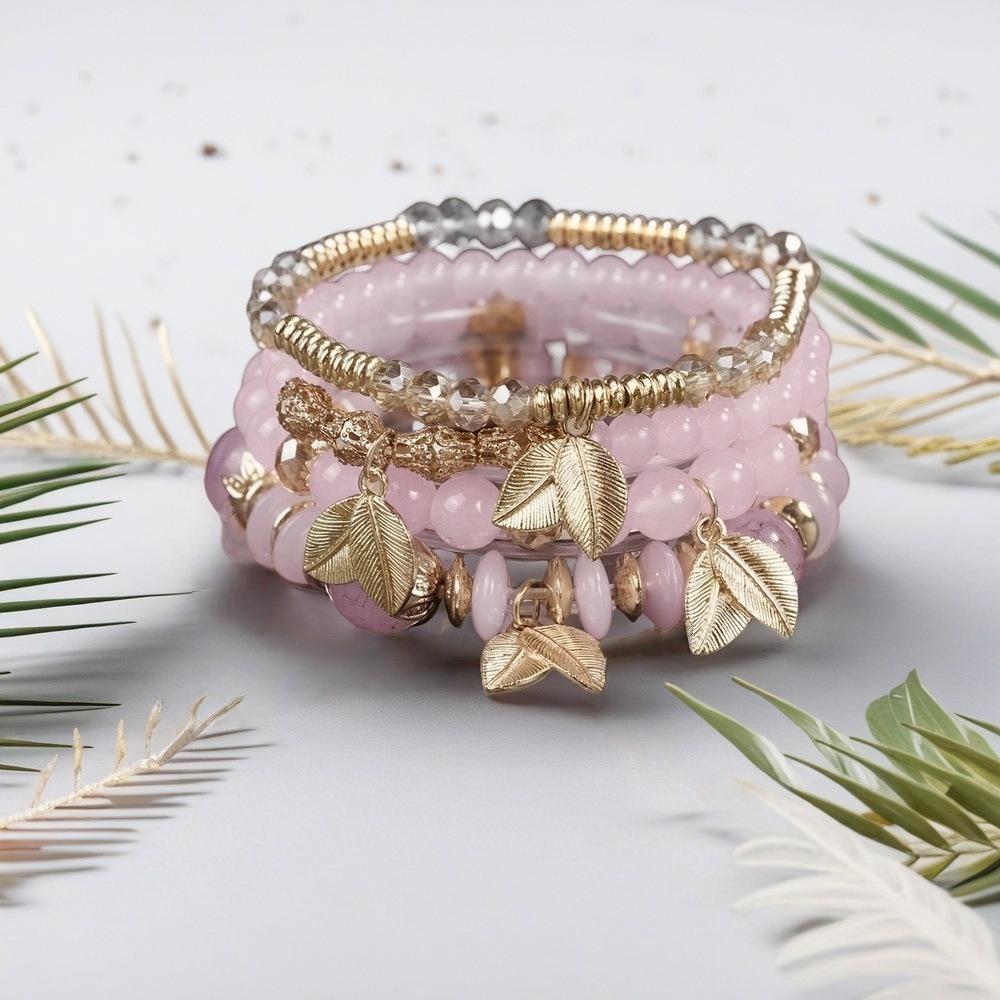 JYL TS Bracelet Elephant Glass  Bohemian Style Enhances Strength & Grace