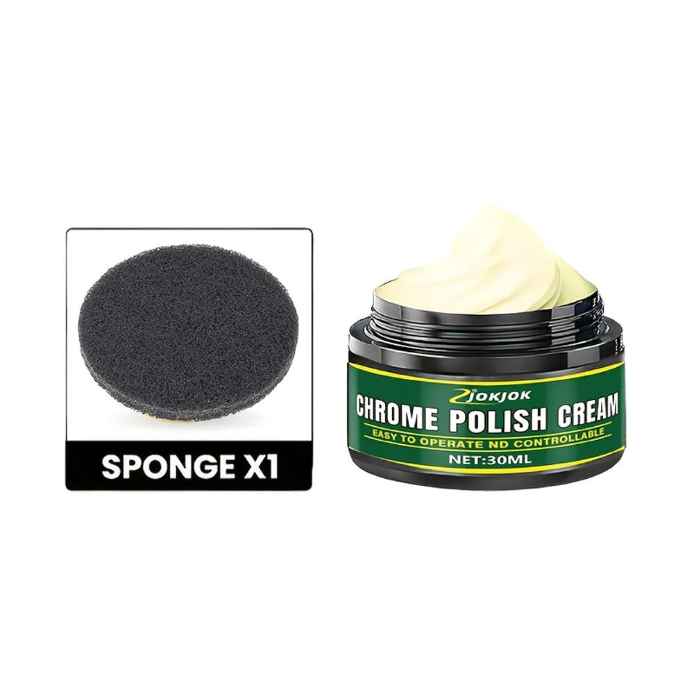 

JOKJOK Одношаговая полировка и восстановление хрома - Моментальное удаление окисления, Паста для полировки металла высокой прочности для восстановления автомобильного хрома