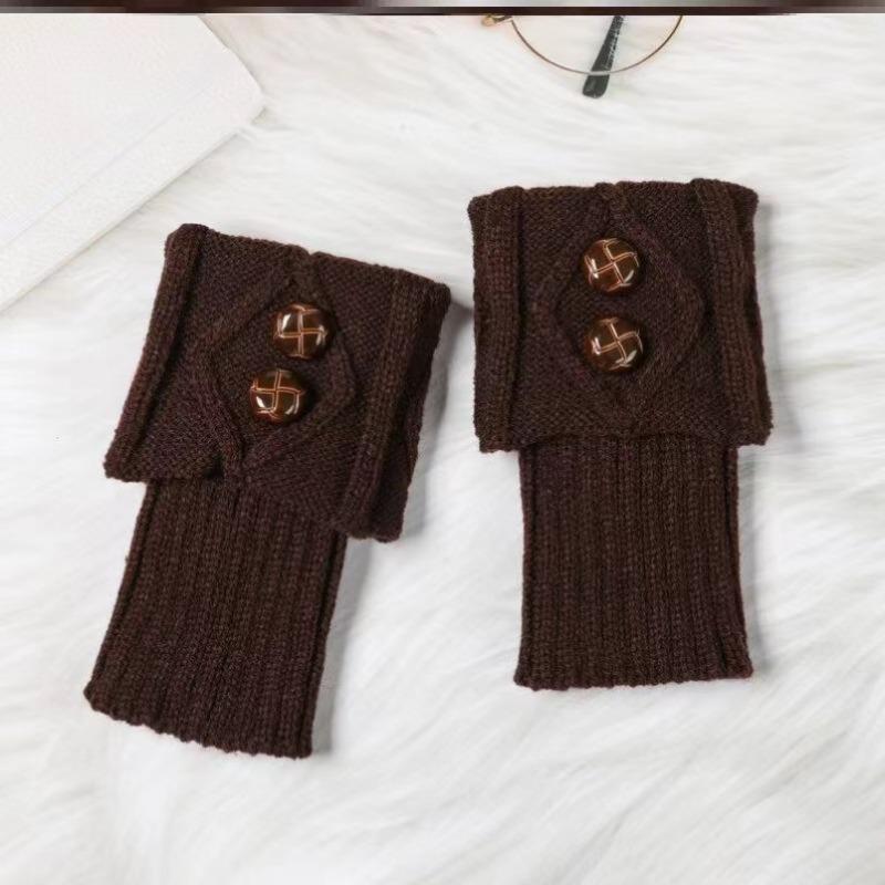 Sokker, Leggvarmere, Korte strikkede varme skotrekk for kvinner, Høst- og vinterull, Allsidige sokker, Ankelbeskyttelse, Dekk til fotleddet