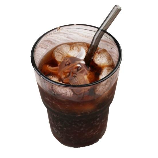 2Pcs Ice Cube Mold 10 Grids Skull Shape Spooky Snacks Halloween Events Molds Food Grade Silicone Easy Demold Baking Mold