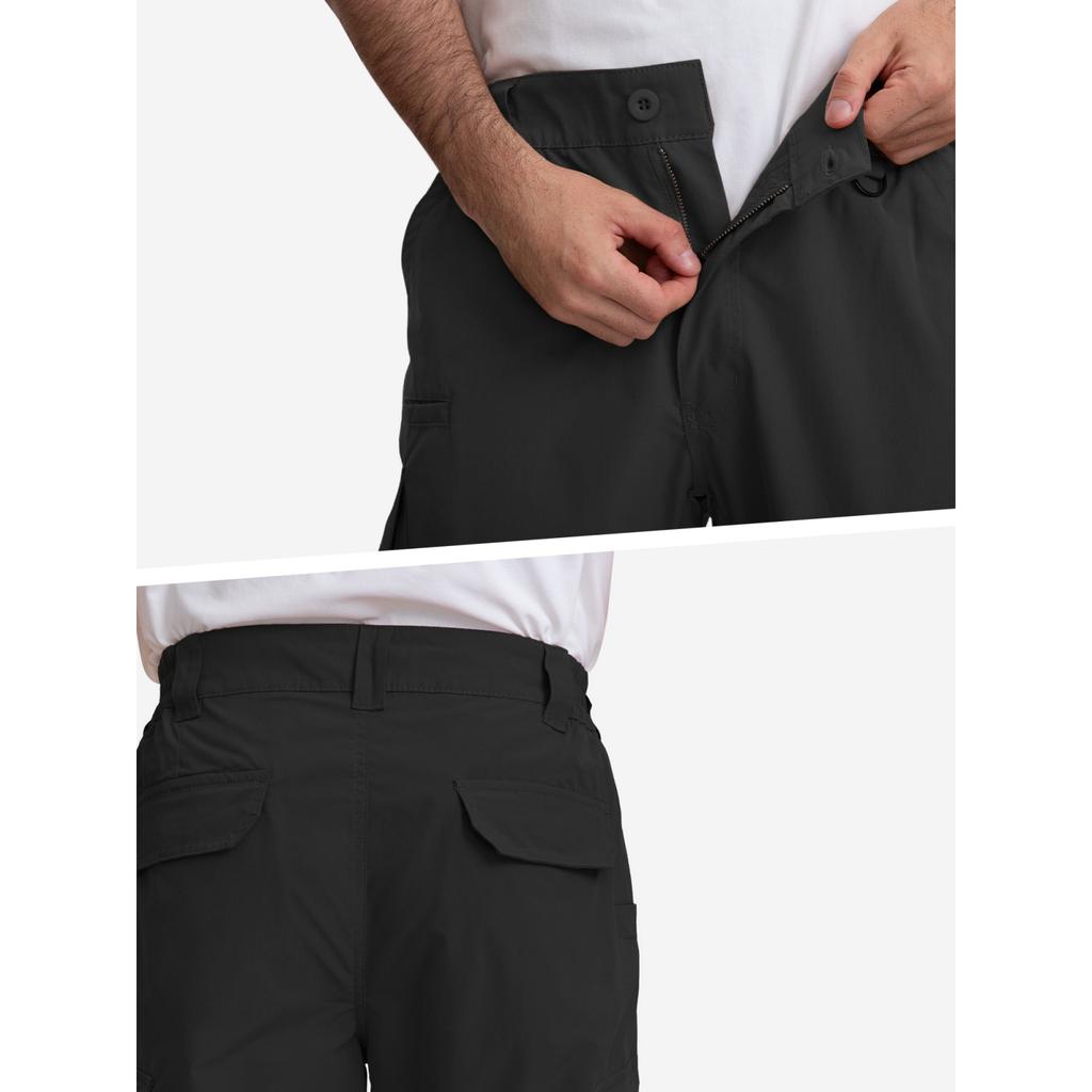 Men's Outdoor Cargo Pants - Multi-Pocket Lightweight  Straight-Leg Waterproof Breathable Hiking Camping Fishing Work Pants