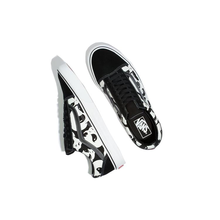 Vans Old Skool 'Alien Ghosts' (Unisex) Black / True White Skate Shoes VN0A4BV5TB1