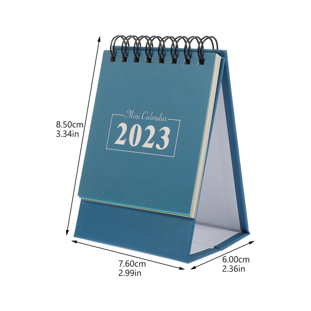Small Desk 2025 English Printing Paper Calendar For Office Home Desktop Mini Calendar Schedule Planner Simple Style