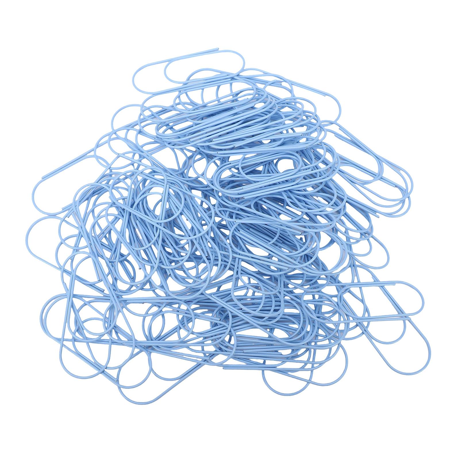 100 Stuks Grote Paperclip 2 Inch 50mm Roestvrij Metaal Schattige Jumbo Paperclips voor Thuis School Kantoor blauw